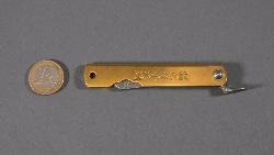 Couteau Böker Higonokami  Kinzoku Damascus - manche 9 cm cuivre