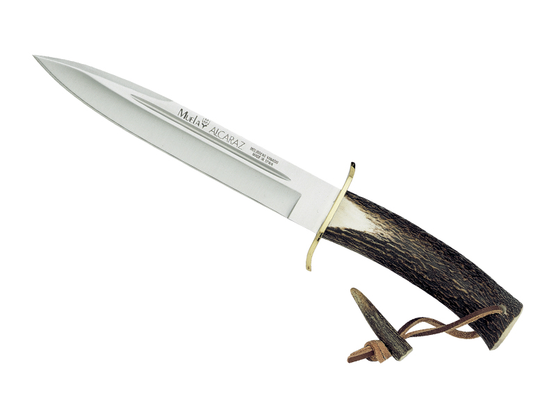 Dague de chasse Muela Alacaraz 19 cm - manche bois de cerf