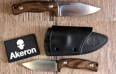 Couteau fixe Akeron "Eklipse Small" ziricote par Tony Lopes