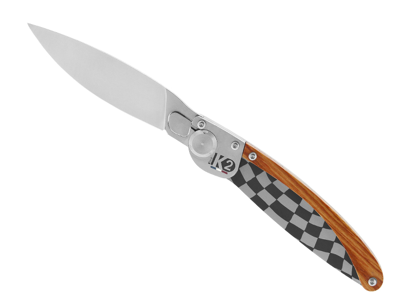 Couteau K2® -  manche 11,5 cm décor racing