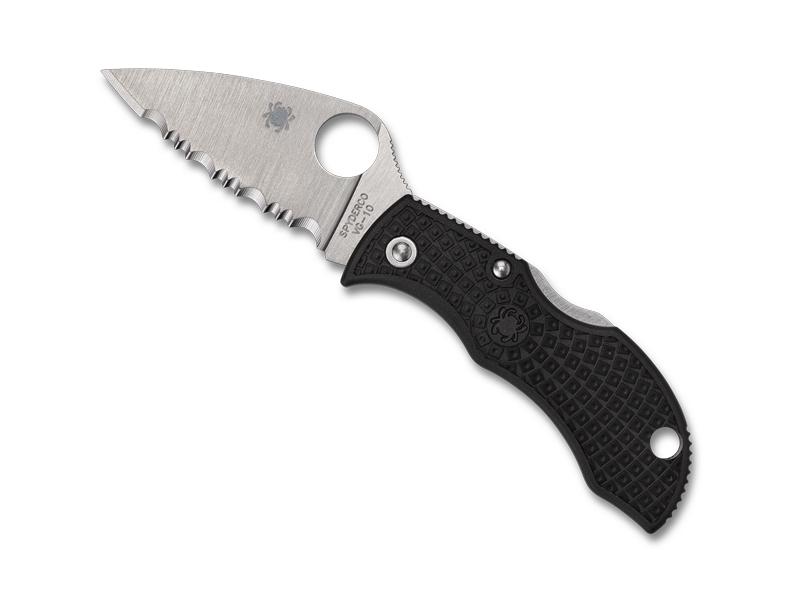 Couteau pliant Spyderco Manbug - manche 6,5 cm nylon/fibre de verre noir