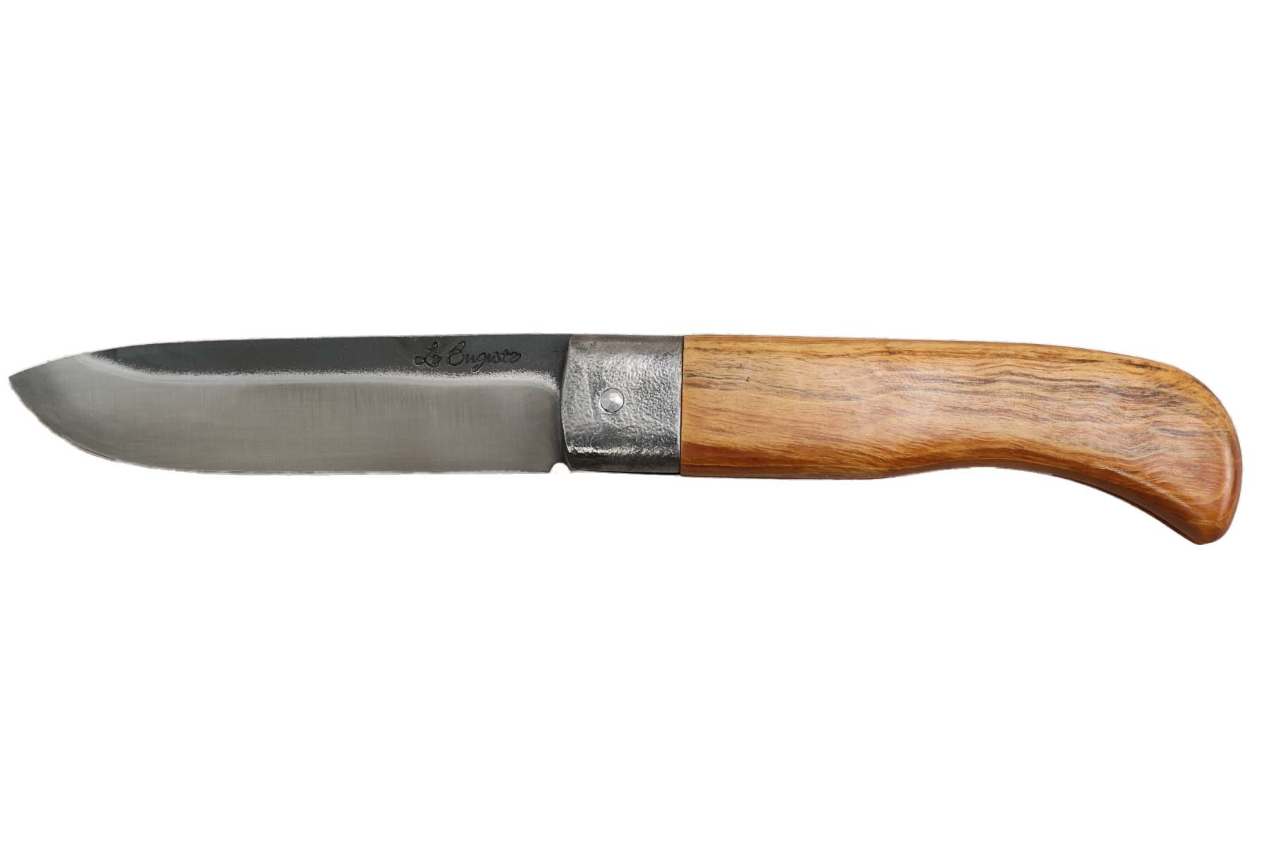 Couteau artisanal pliant Frédéric Maschio modèle Le Bugiste - buis échauffé
