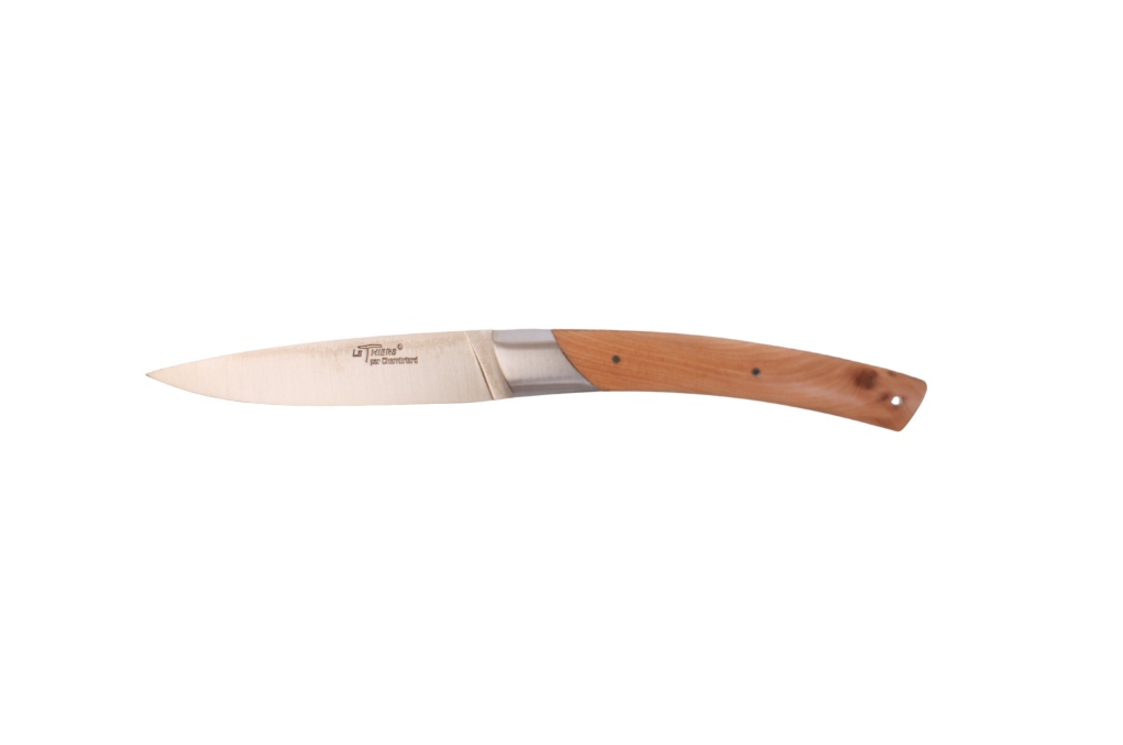 Couteau de cuisine coutellerie Chambriard "Les grands gourmets" - Couteau d'office 8 cm genévrier