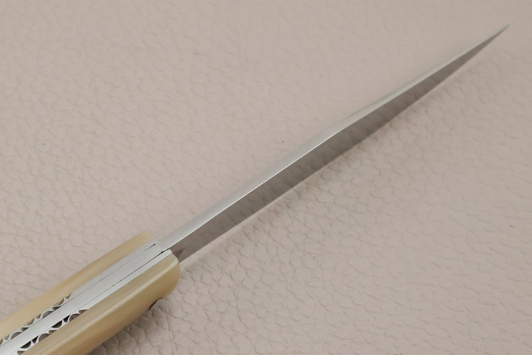 Couteau pliant de Robin Forissier modèle Le Chiloé - corne de zébu