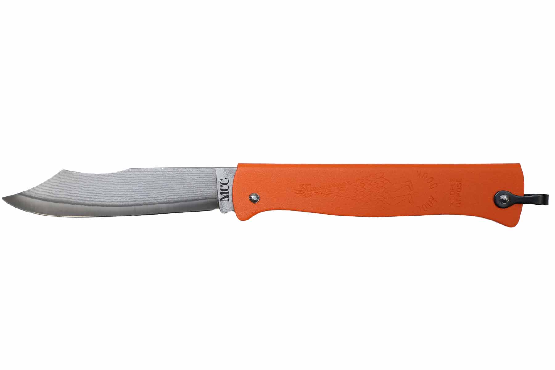 Couteau pliant Douk-Douk de Cognet " VG10 damas" série limitée - orange