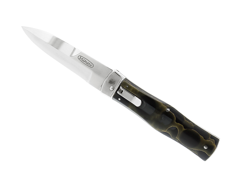 Couteau automatique  Mikov predator Raffir -manche vert