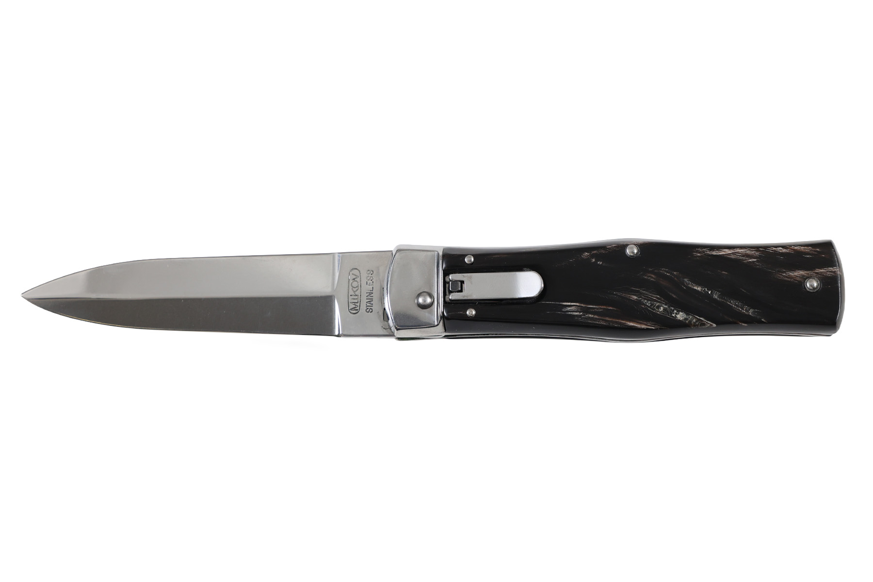 Couteau automatique Mikov Predator - corne de buffle