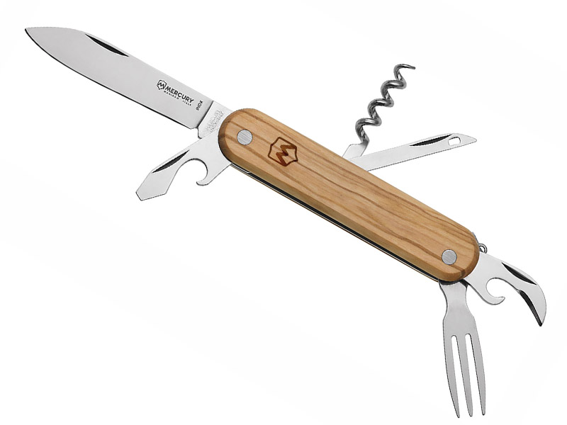 Couteau Mercury 10 cm 6p olivier