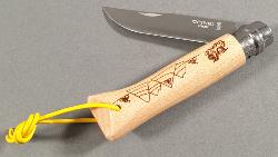 Couteau Opinel n°8 Tour De France 2021 en bois de Hêtre