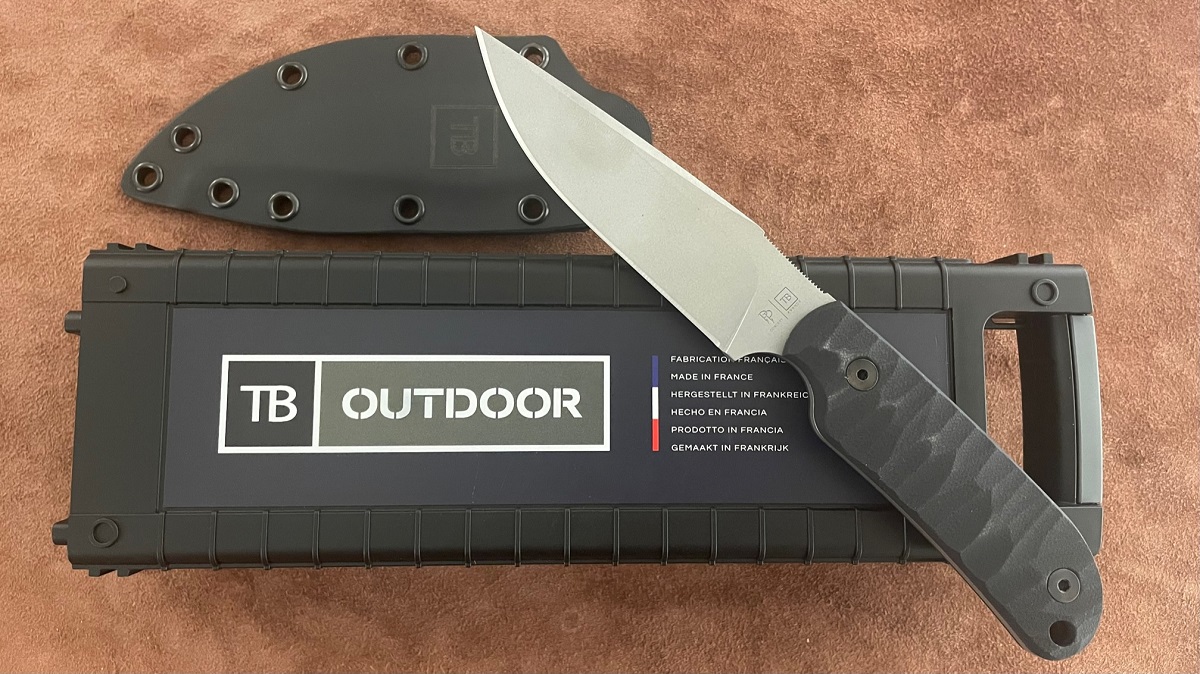 Couteau fixe "Le Commandeur " par TB Outdoor - G10 toxifié