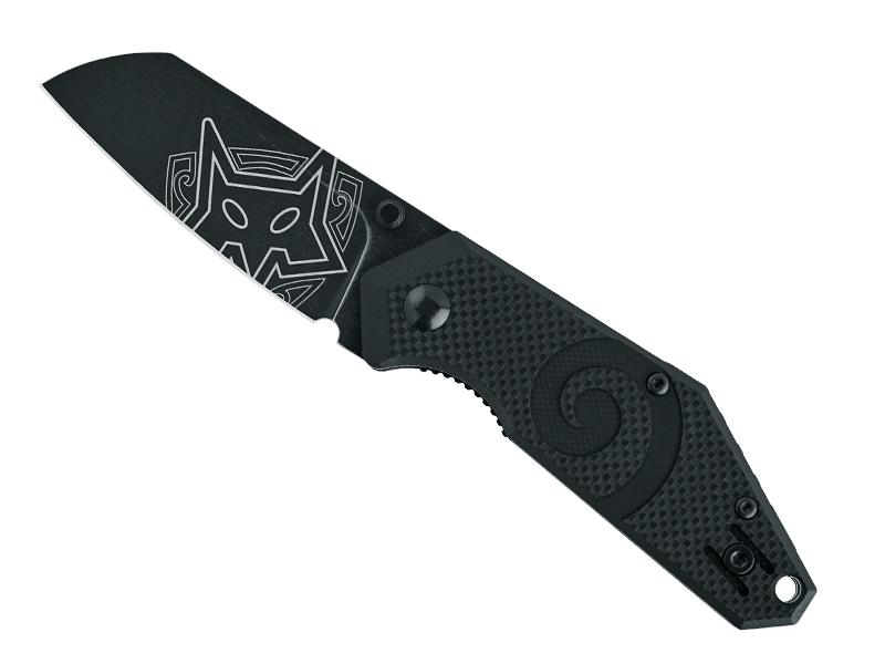 Couteau pliant Fox Wihongi Kea - manche 9,5 cm G10 noir