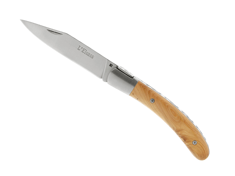 Couteau pliant régionnal L'Elsass - manche 11 cm genévrier
