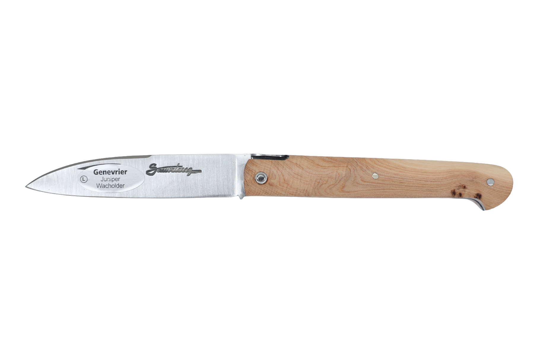 Couteau Sauveterre plein manche 11 cm - Genévrier