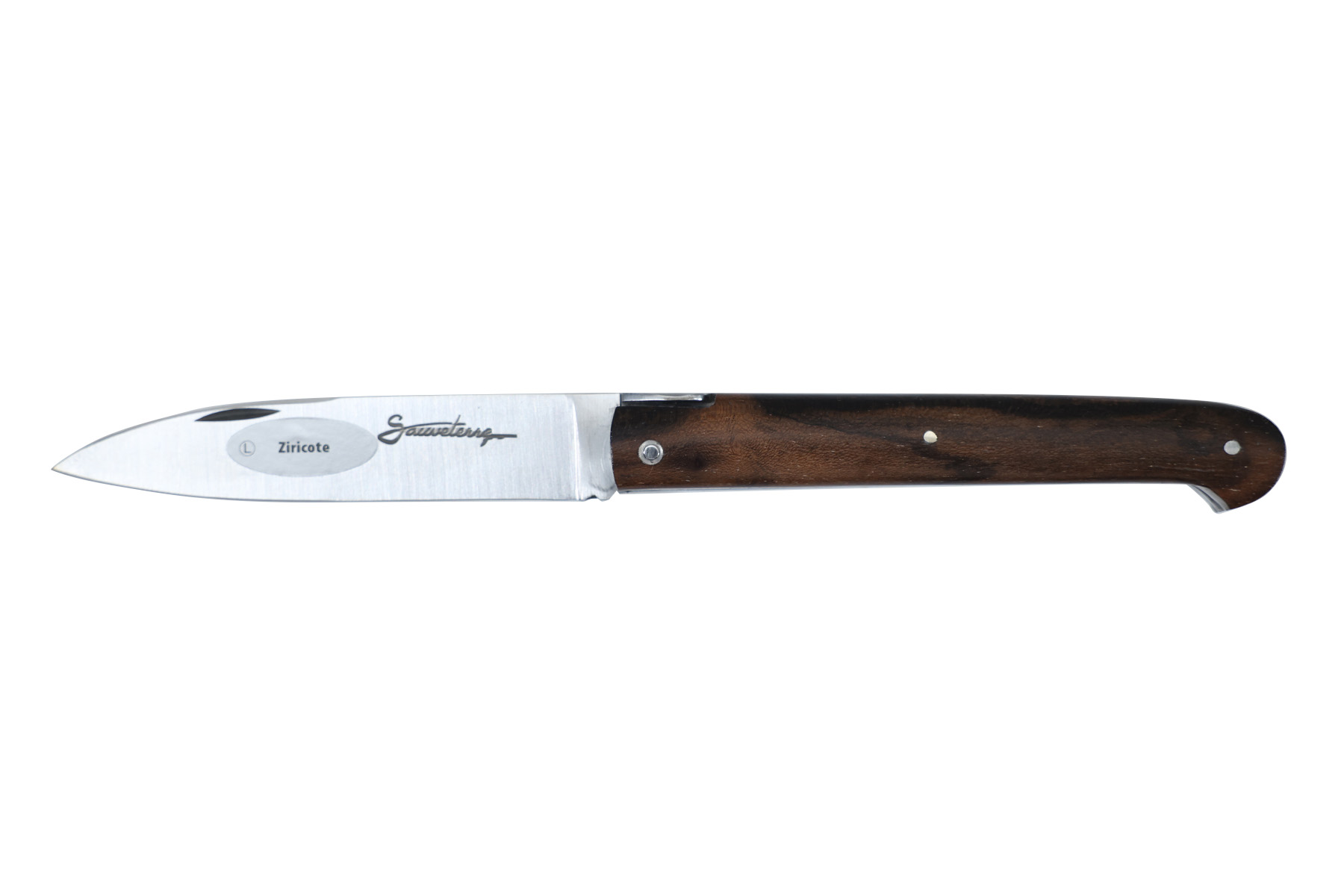 Couteau Sauveterre plein manche 11 cm - Ziricote