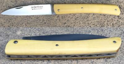 Couteau régional le Sanflorain de Bruno Coupat - buis - acier inox