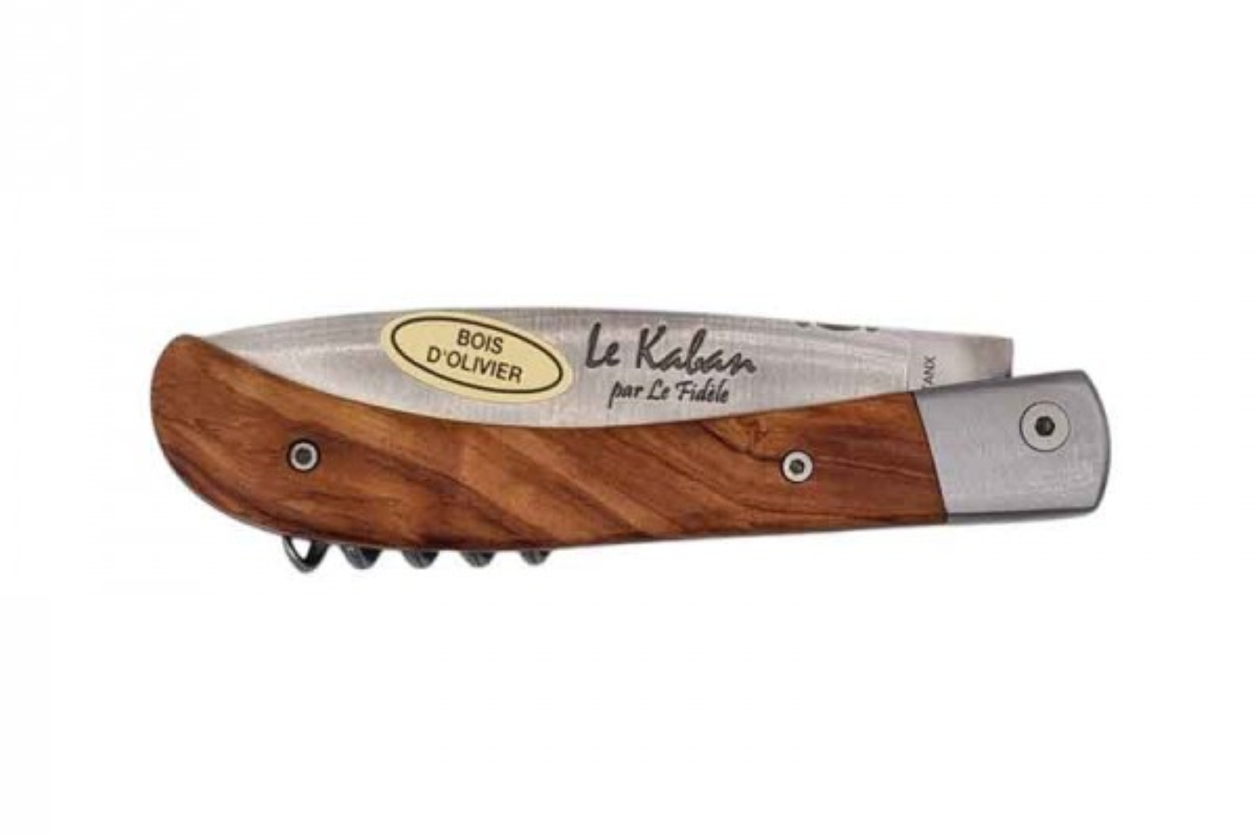 Couteau Le Kaban par Le Fidèle - manche 11,5 cm en olivier