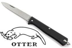 Couteau Otter Mercator - manche 10 cm noir