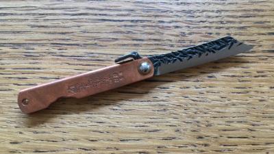 Couteau Böker higonokami Bonsaï Irogane - manche 5 cm cuivre