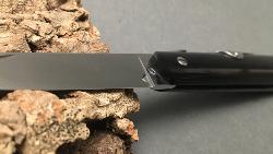 Couteau Mongin "Affûtiot" 10 cm en corne noire