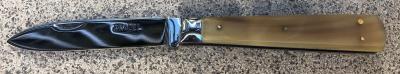 Couteau cran force Le Pradel corne blonde 94 mm