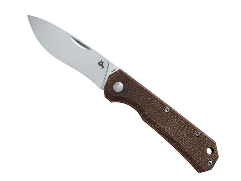 Couteau pliant Black Fox Ciol - manche 9.5 cm micarta marron