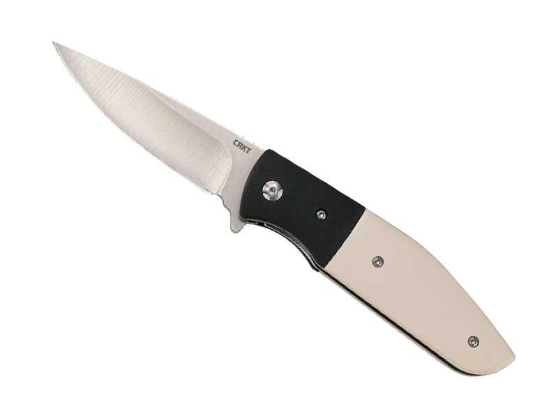 Couteau CRKT Curfew - manche 10,5 cm résine et mitre aluminium noir