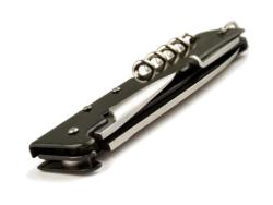 Couteau Otter Mercator Multi Small - manche noir 9.5 cm