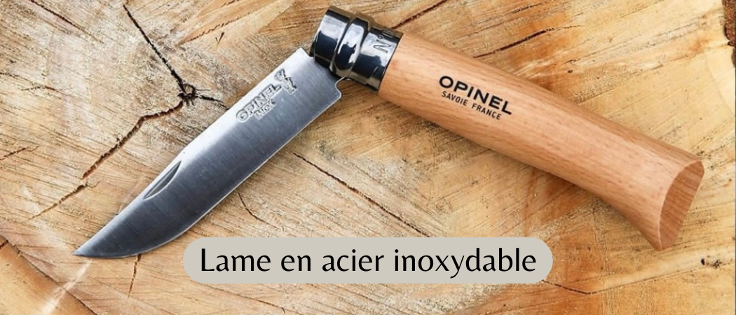 opinel en acier inoxydable