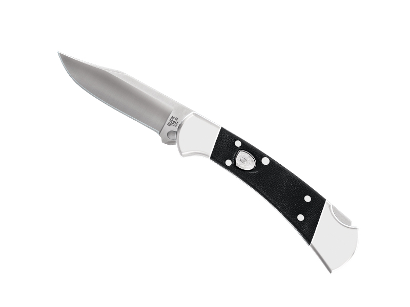 Couteau automatique Buck 112 Elite n° 0112BKSA - manche 11 cm G10 noir