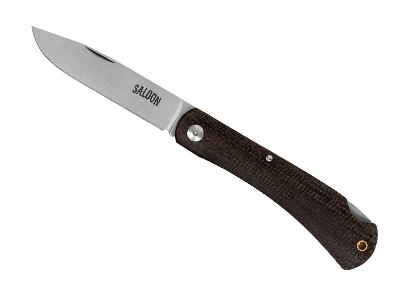 Couteau Maserin Saloon - manche 12 cm micarta marron