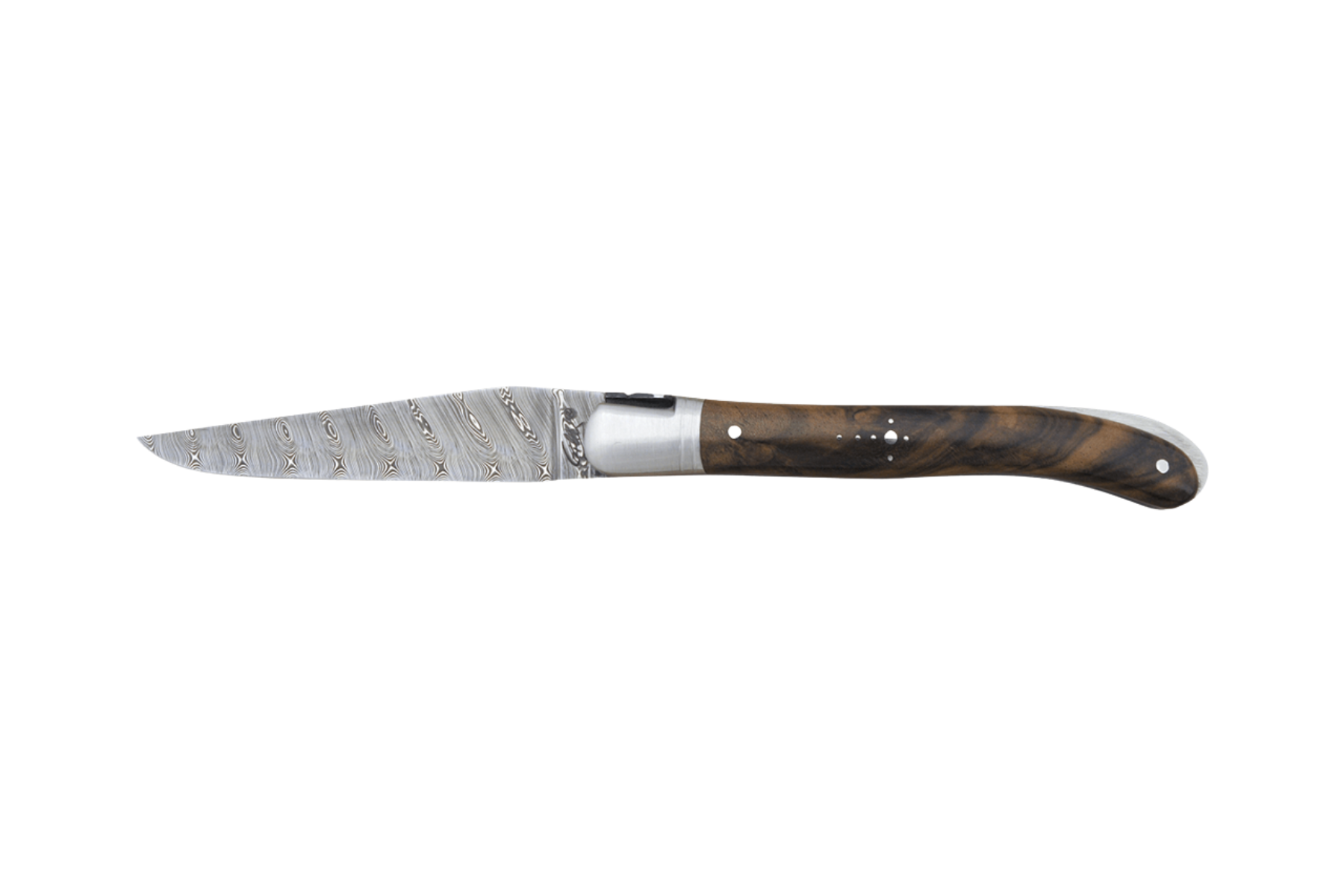 Couteau Laguiole Gilles Fontenille Pataud Nature - manche 12 cm noyer