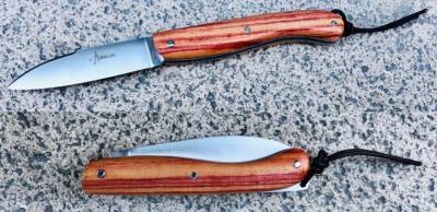 Couteau régional L'Aurillac - Manche 7,5 cm bois de rose par VIALIS