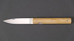 Couteau pliant de l'Atelier Perceval "Le Français" en Buis