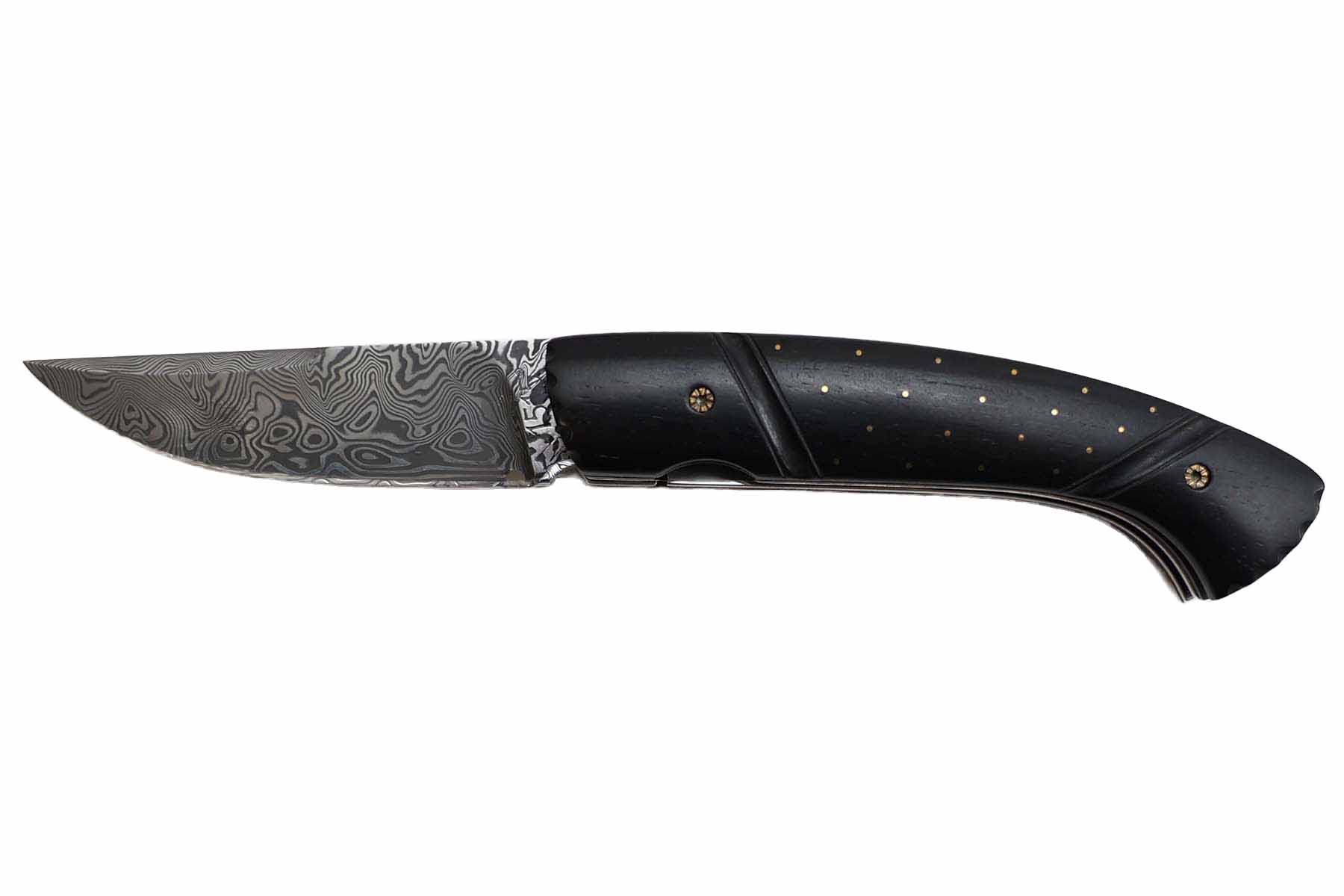 Couteau pliant artisanal Le 1515 - Manu Laplace Atelier 1515 - modèle nuit étoilée