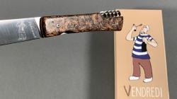 Couteau Perceval Le Vendredi 2 pièces - noix de coco