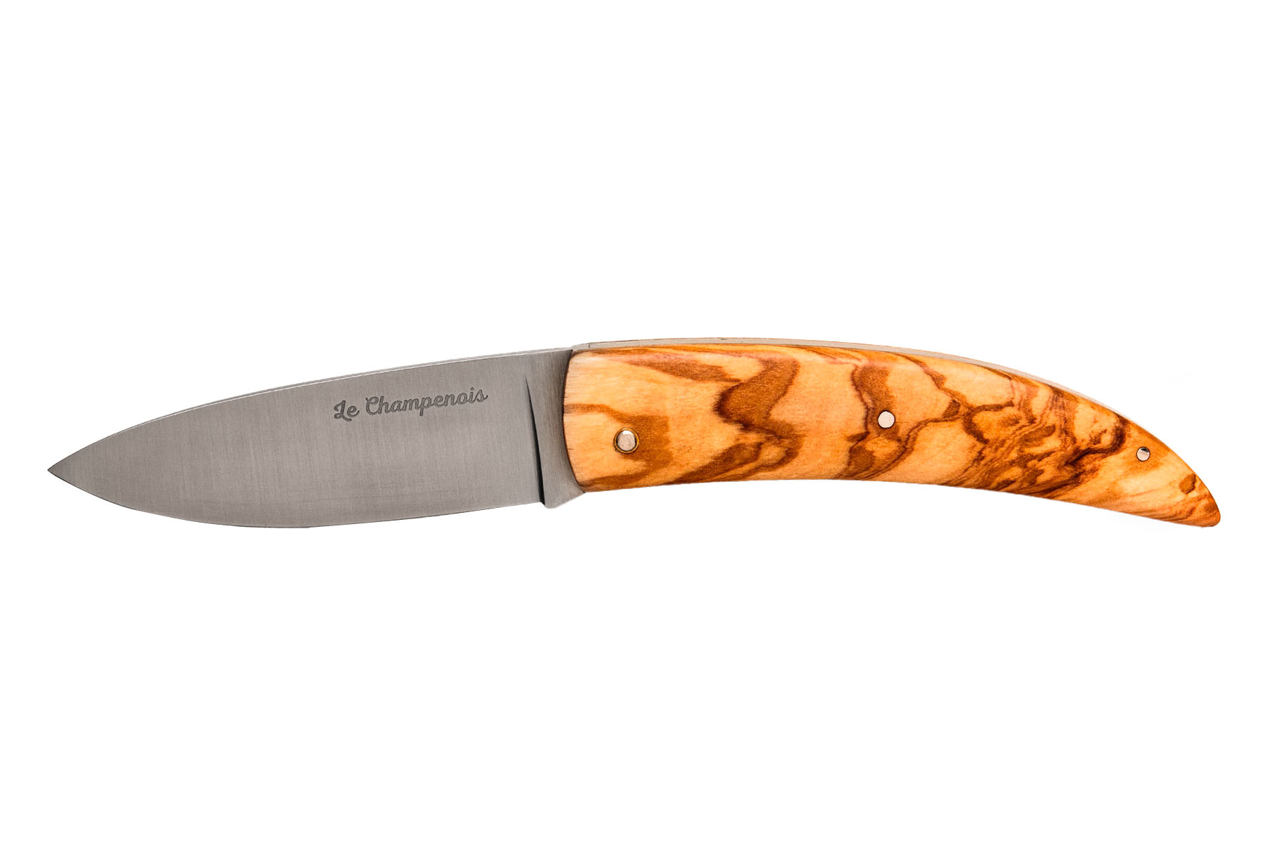 Couteau Régional "Le Champenois" en olivier