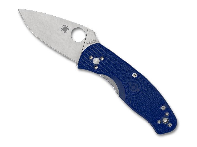 Couteau pliant Spyderco Persistence - manche 10,5 cm nylon/fibre de verre bleu