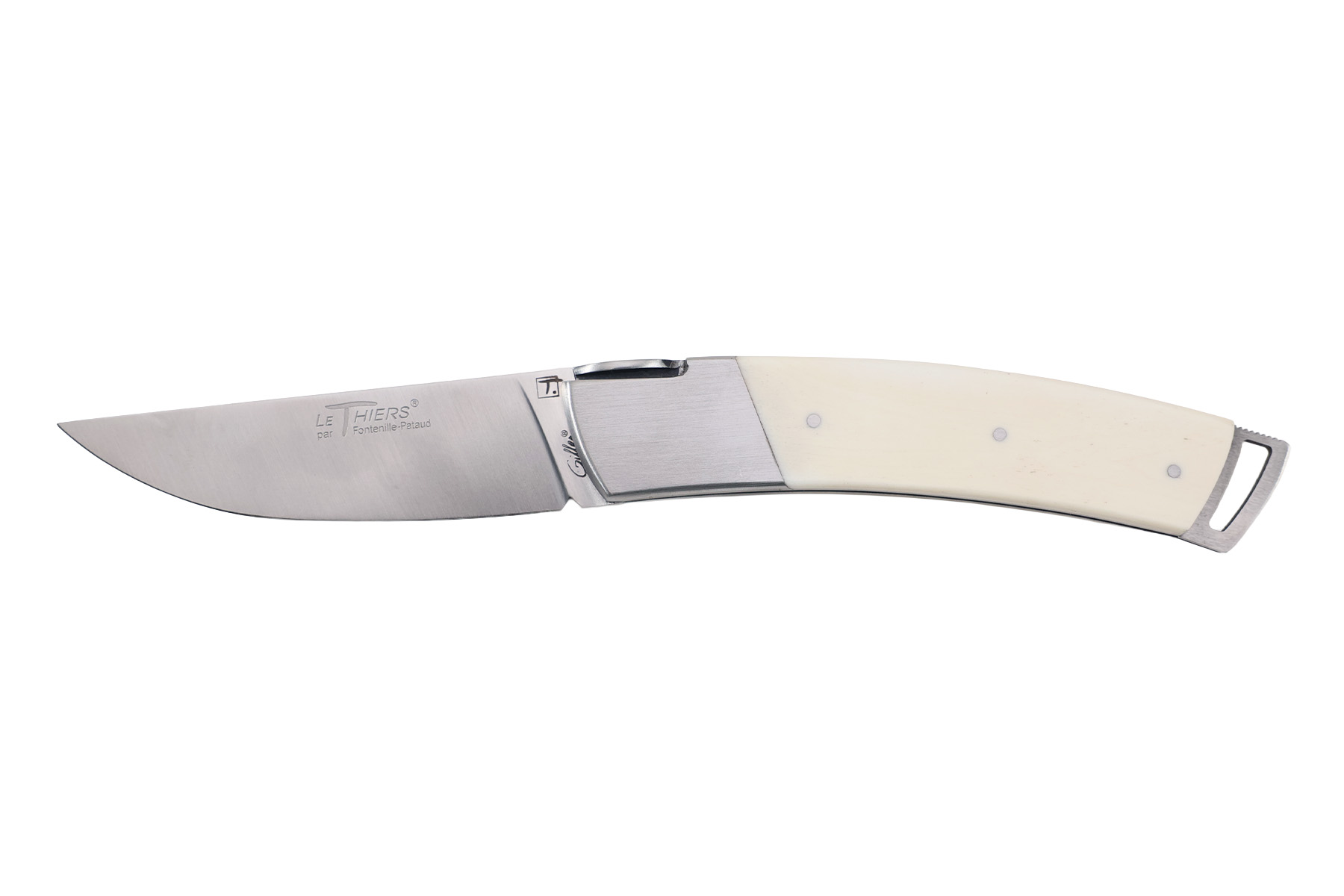 Couteau Le Thiers Gilles Gentleman Fontenille Pataud - manche 12 cm - os