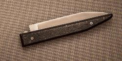 Couteau Charles Canon  Le Terril - manche 12 cm charbon brut