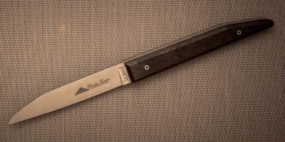 Couteau Charles Canon  Le Terril - manche 12 cm charbon brut
