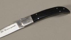 Couteau régional Le Camarguais n°10 trident soudé - 9 cm Ébène