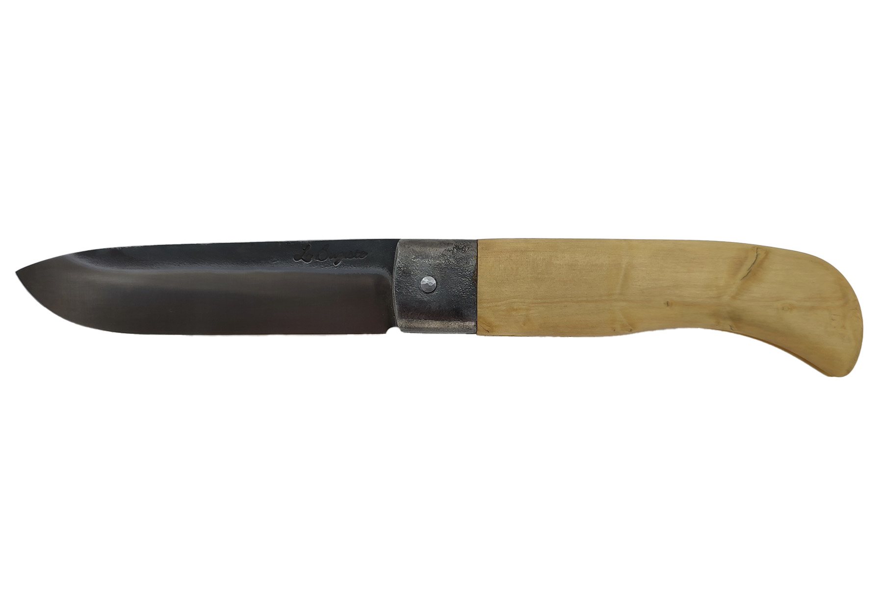 Couteau artisanal pliant Frédéric Maschio modèle Le Bugiste - buis