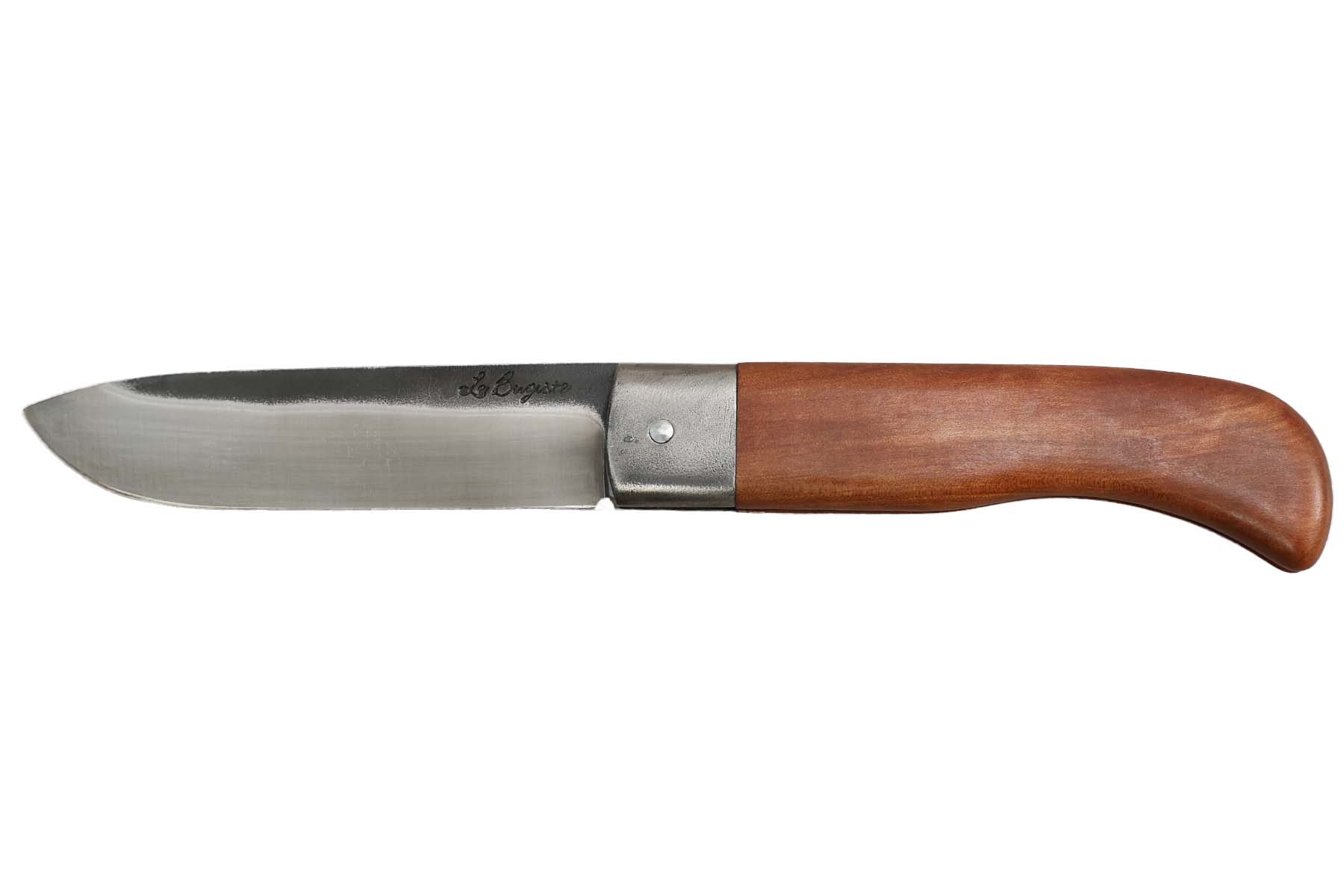 Couteau artisanal pliant Frédéric Maschio modèle Le Bugiste - cerisier