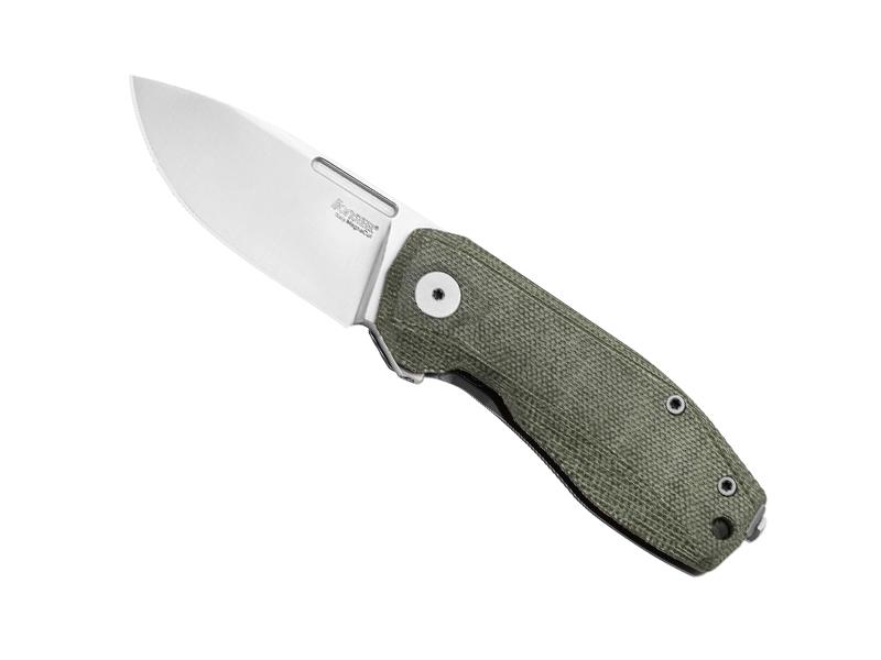 Couteau pliant Lionsteel Nano - manche 9,5 cm micarta vert