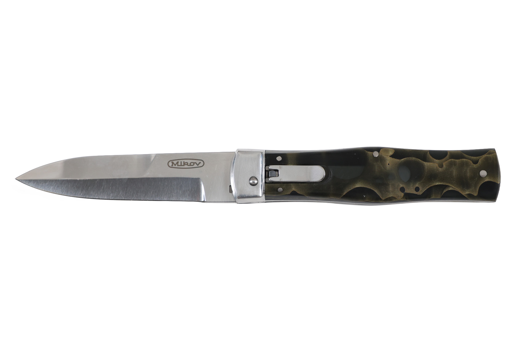 Couteau automatique Mikov predator Raffir - manche vert