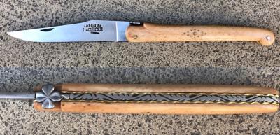 Couteau Forge de Laguiole Série limitée - Manche en os vieilli 12cm