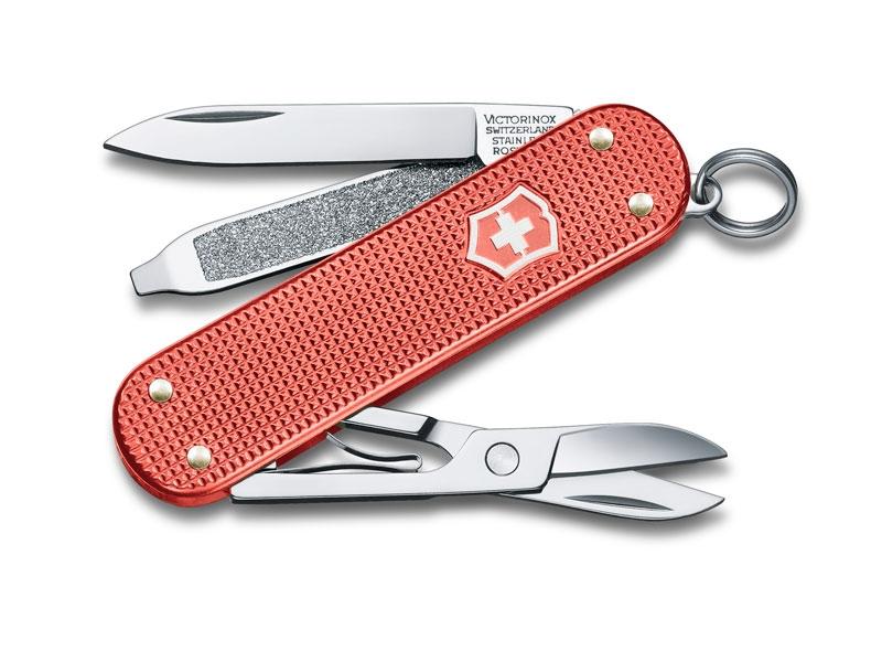 Canif Victorinox Classic Alox Stone Red - Edition limitée 2025