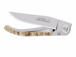 Couteau pliant Laguiole C. Dozorme Liner Lock - manche 11 cm corne de bélier