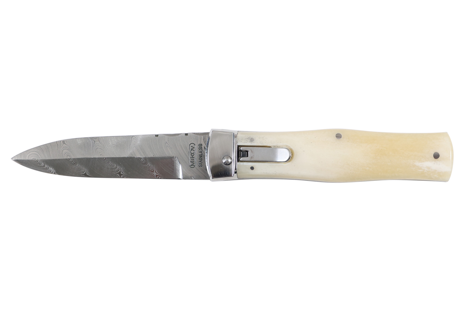 Couteau automatique Mikov Predator Damas - Os