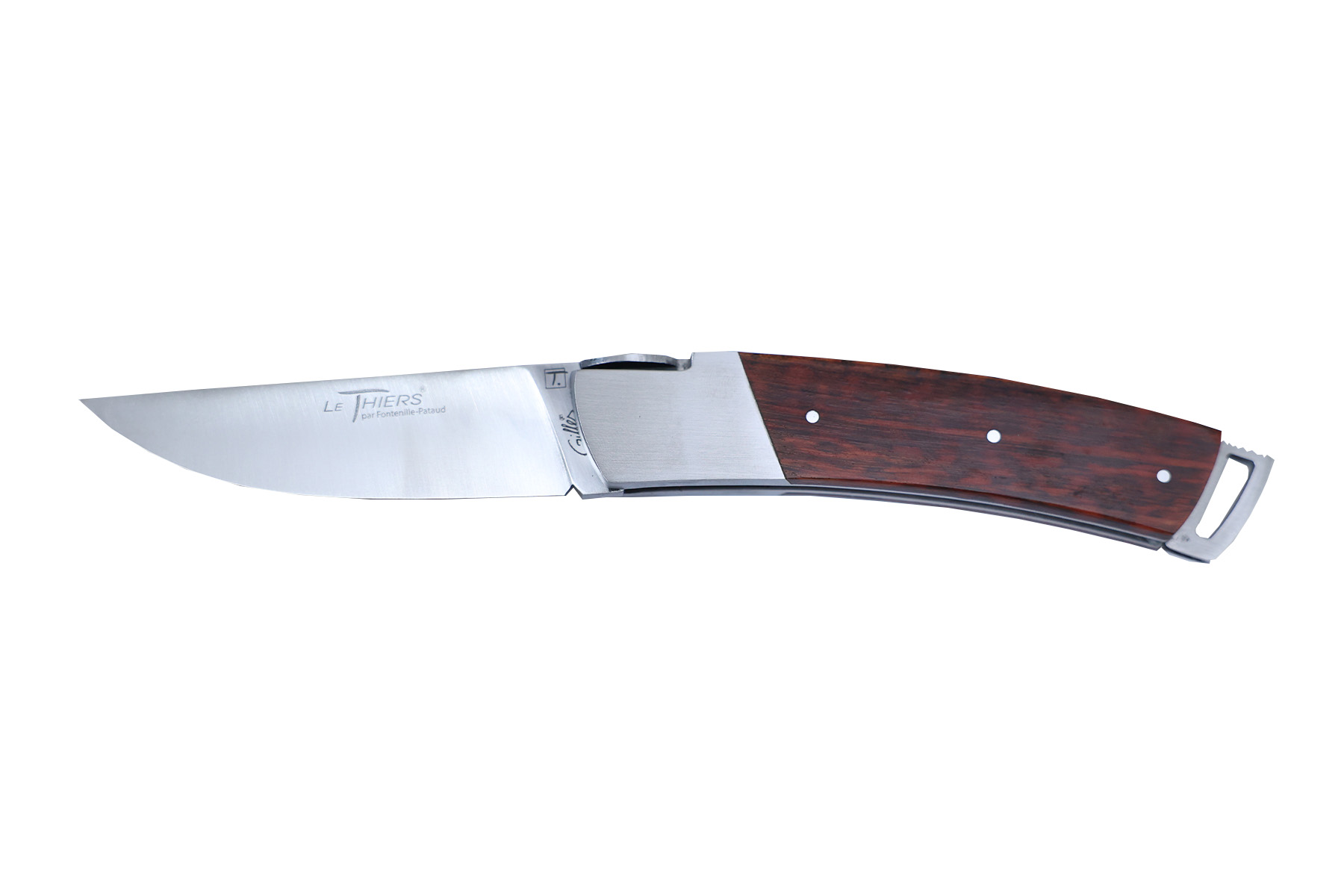 Couteau Le Thiers Gilles Gentleman Fontenille Pataud - manche 12 cm -amourette